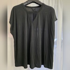 Torrid Black Cut Out Detail Top